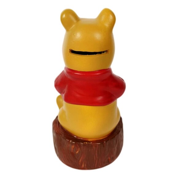 Vintage Winnie the Pooh Piggy Bank Sears Bank Disney Hong Kong 1970s New - Picture 2 of 9